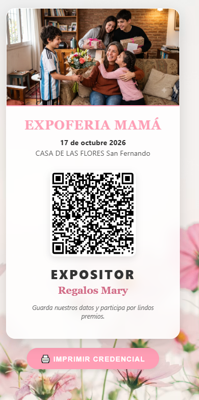 Credencial para Evento